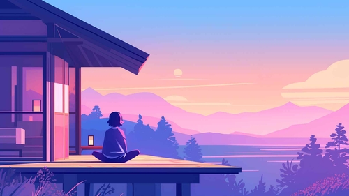 美学风景壁纸-奈落语