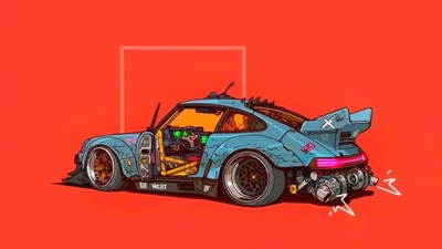 Cyber​​ Porsche 911 经典简约-奈落语