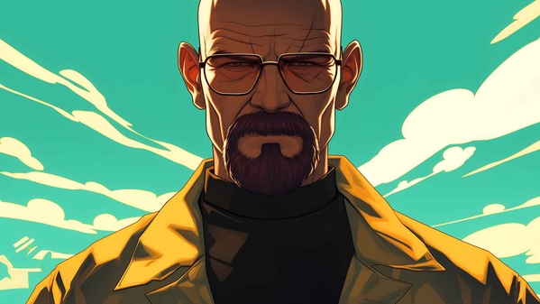 绝命毒师 WALTER WHITE 桌面壁纸-奈落语