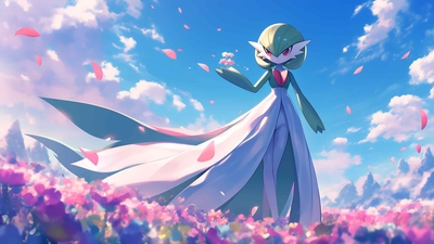 神奇宝贝 GARDEVOIR 美学 动漫 桌面壁纸-奈落语