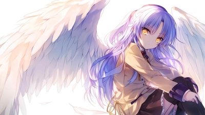 ANGEL BEATS TACHIBANA KANADE 桌面壁纸-奈落语