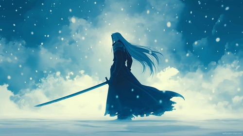 Sephiroth 冬季 PC 壁纸-奈落语