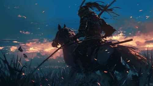 马背上的武士史诗桌面壁纸-奈落语