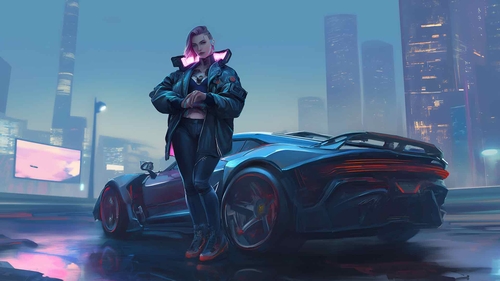 赛博朋克 2077 酷炫桌面壁纸-奈落语
