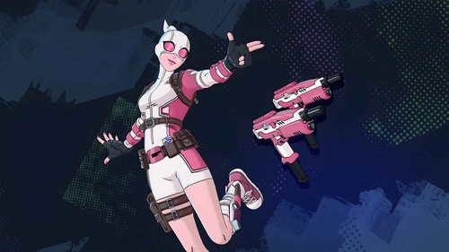 GWENPOOL FORTNITE 双枪壁纸-奈落语