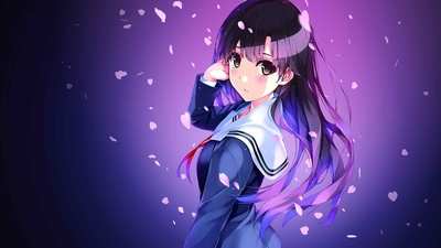 歌姬霞之丘动漫女孩壁纸-奈落语