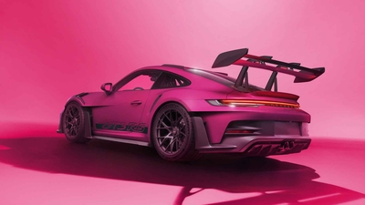 保时捷 911 GT3 Rs 后 4k-奈落语