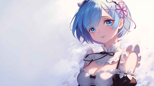 REM 从零开始 动漫柔和色彩桌面壁纸-奈落语