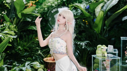森林 精灵 美女 兽耳 4k桌面壁纸-奈落语