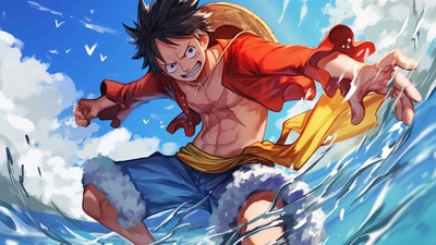 海贼王路飞海洋行动桌面壁纸-奈落语