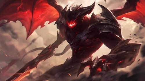 英雄联盟 AATROX 黑暗 桌面壁纸-奈落语