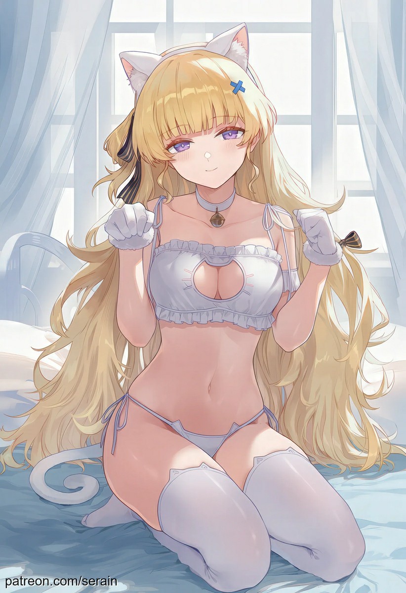 可爱猫耳少女的甜美魅力瞬间