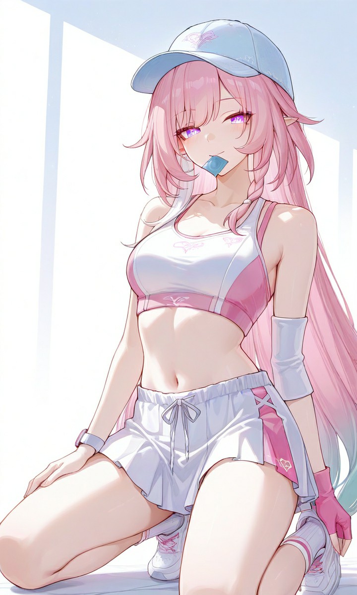 运动风甜妹爱莉希雅，元气爆棚甜度拉满