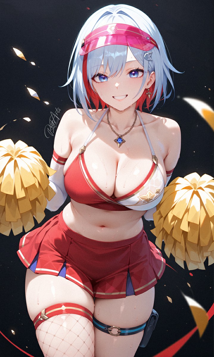 活力啦啦队美少女，魅力四射