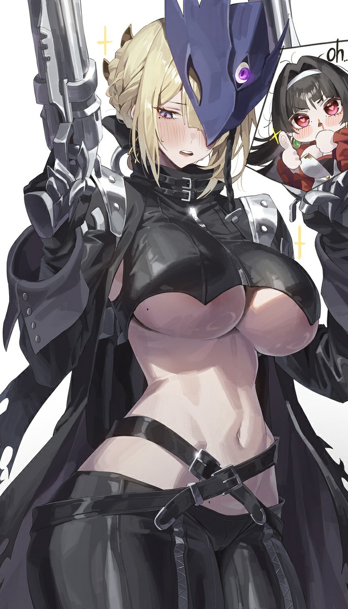 暗黑风御姐携Q版萌妹，帅气与萌感双双拉满