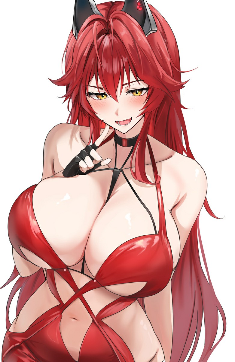 红发兽耳娘的惹火红装造型分享