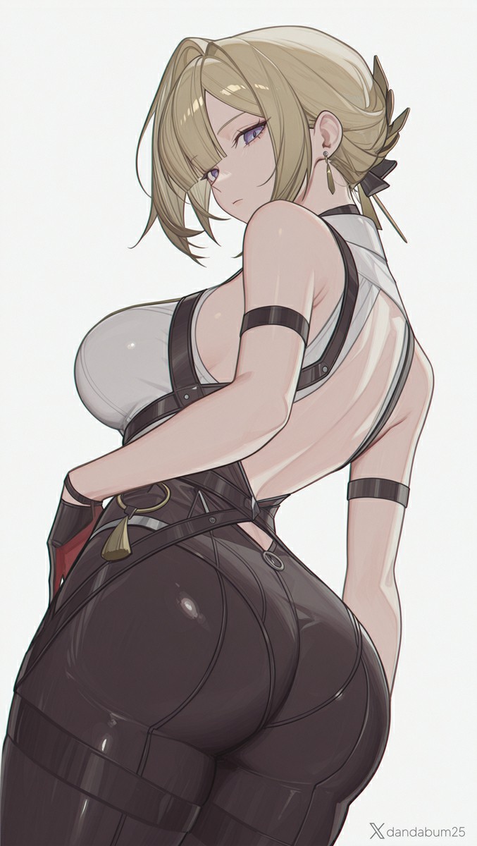 金发御姐紧身装，身材曲线太绝了