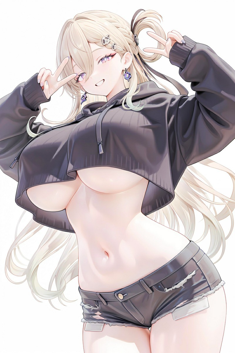 超吸睛的动漫风时尚美少女