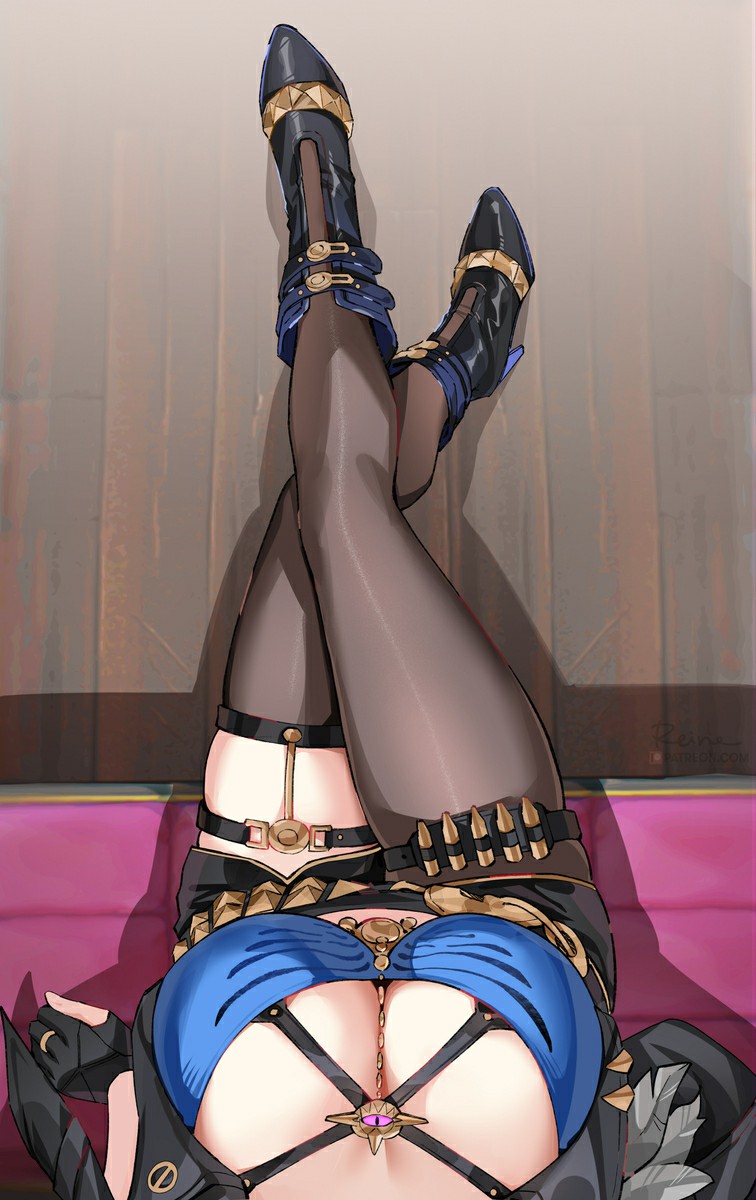 原神夜兰性感同人创作 御姐风细节直接拉满