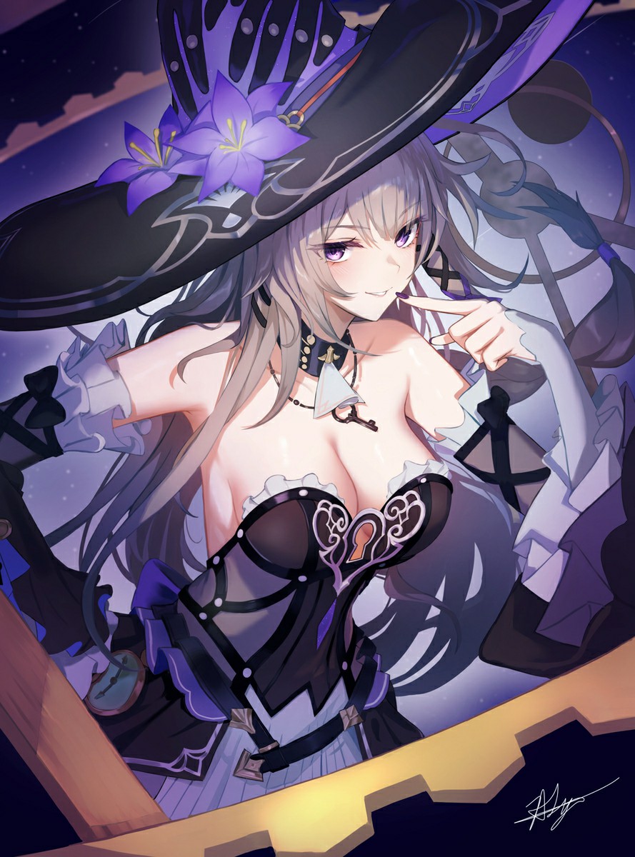 神秘魔女的奇幻魅力瞬间