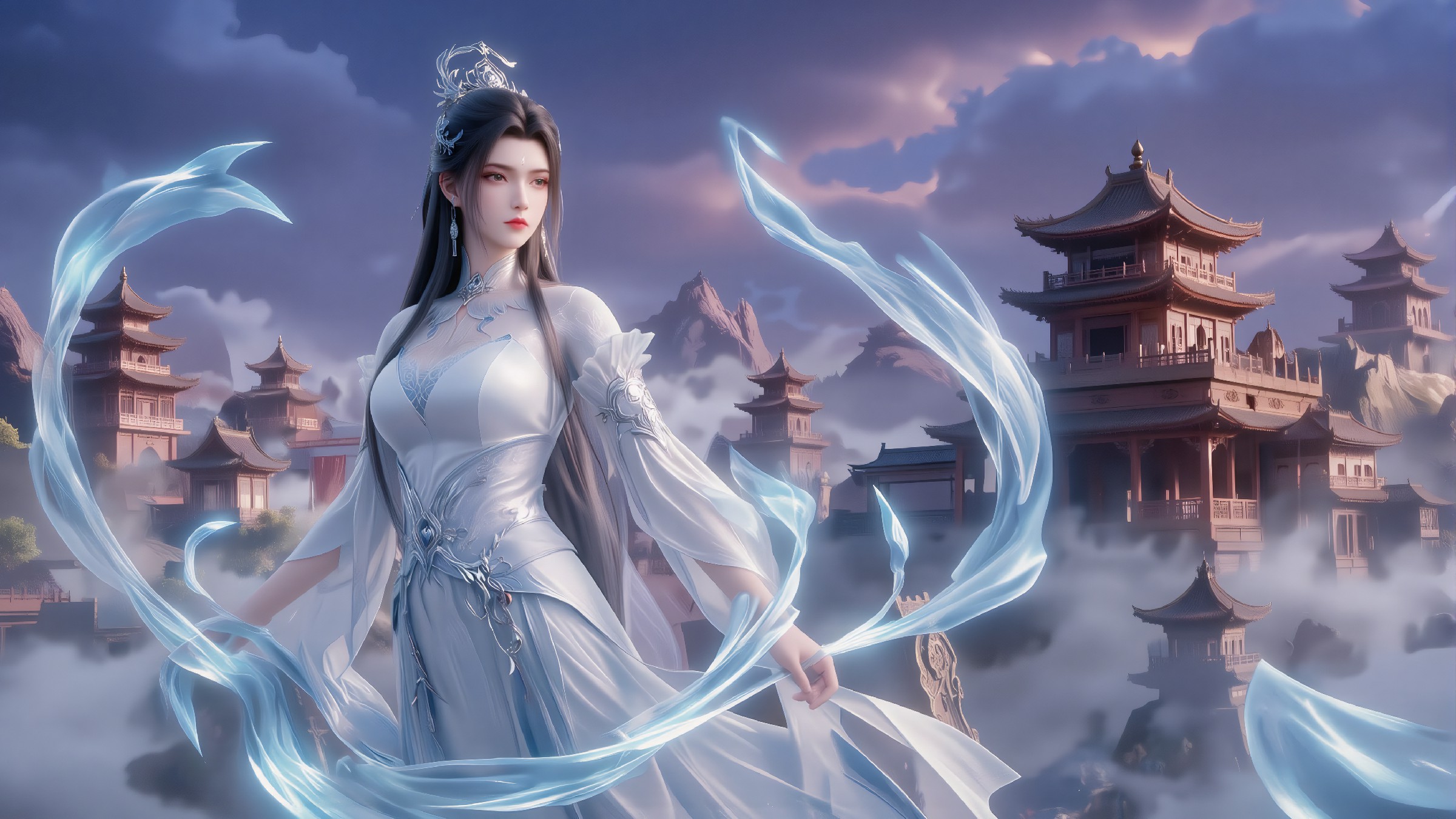 仙气飘飘的古风仙侠美人