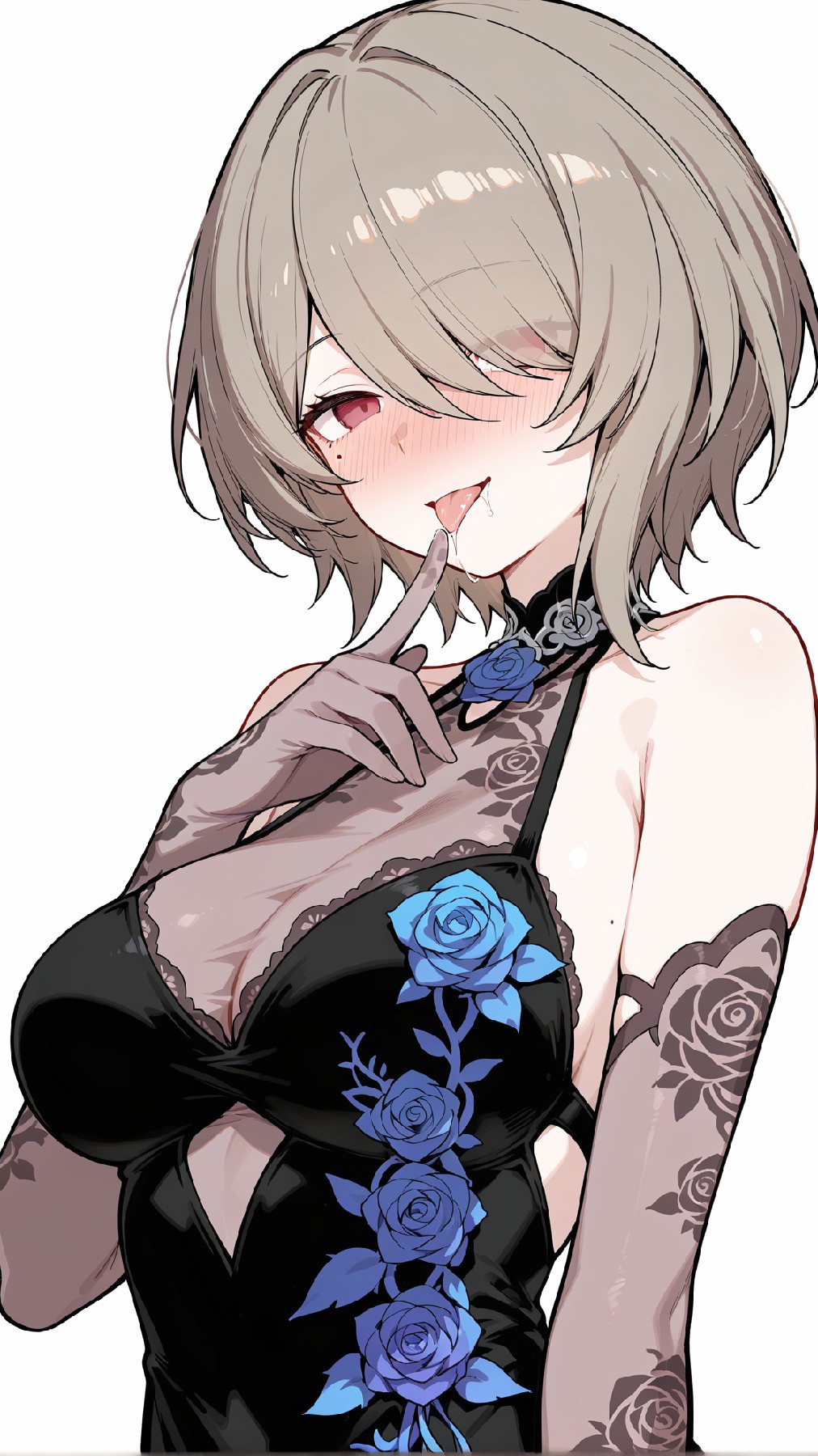 暗黑玫瑰系魅力少女