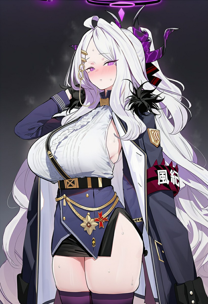 碧蓝档案：脸红冒汗的风纪委员长空崎日奈