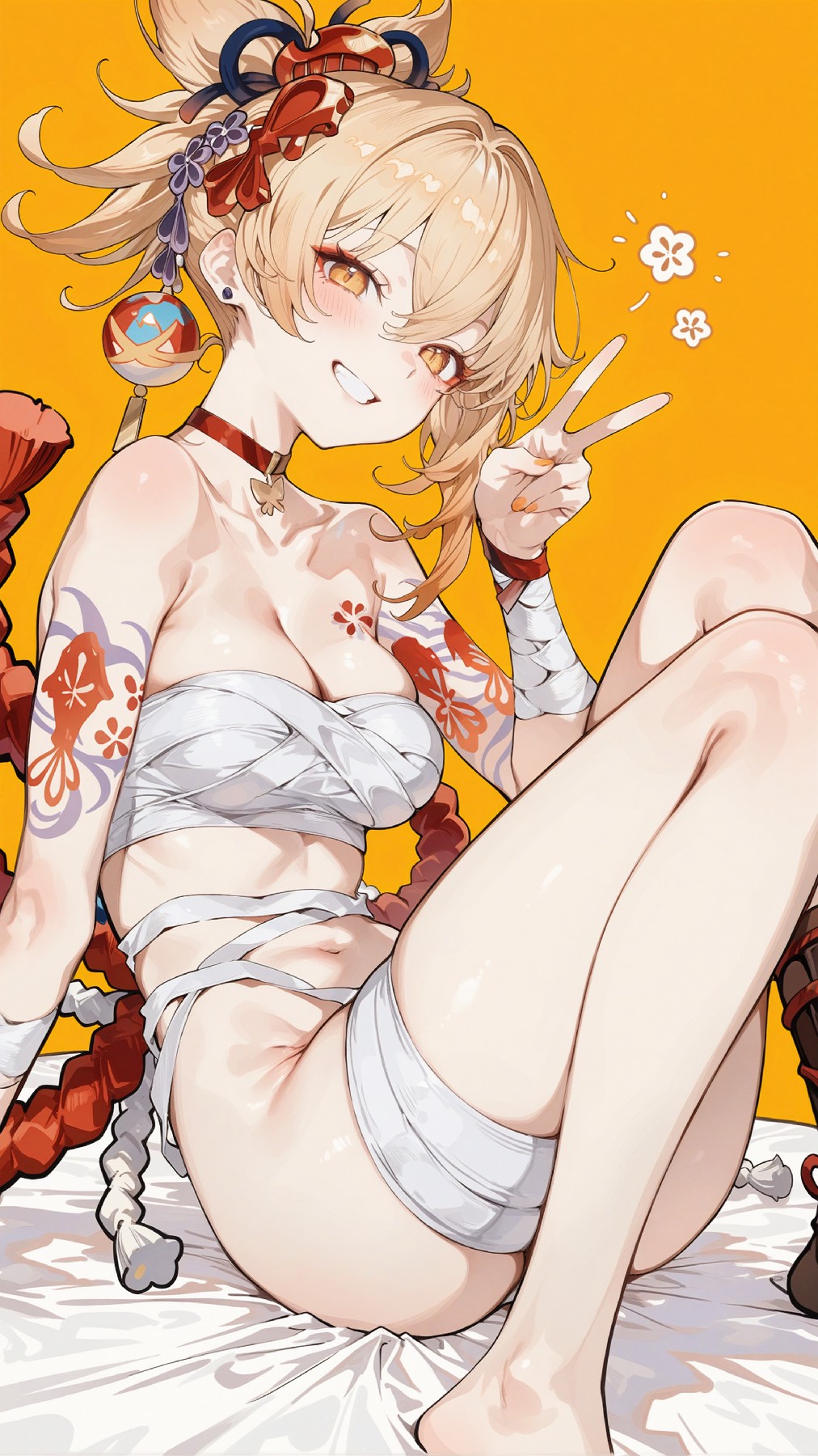 二次元元气少女 性感姿势尽显魅力