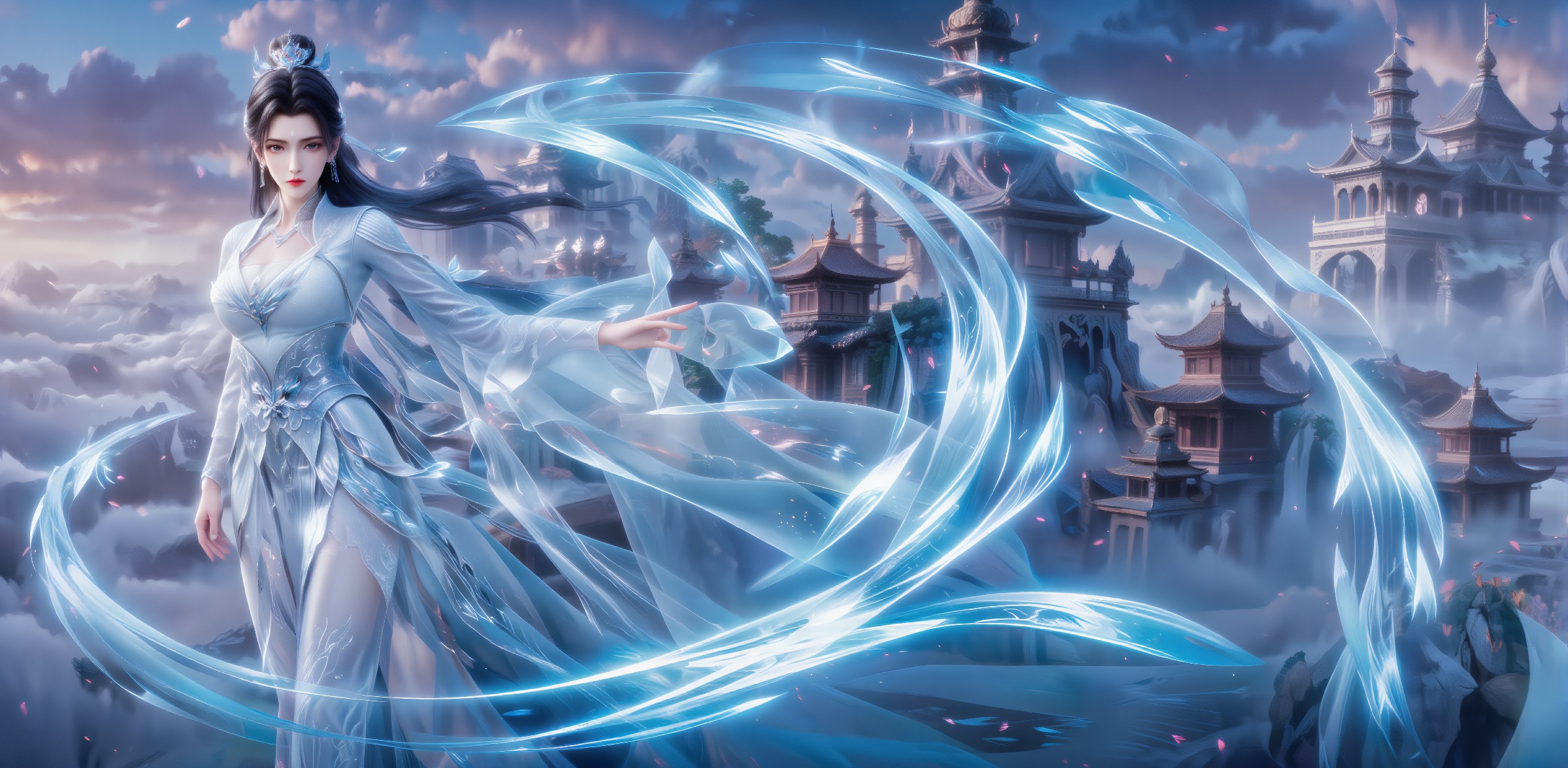 仙侠美人，梦幻仙宫之境