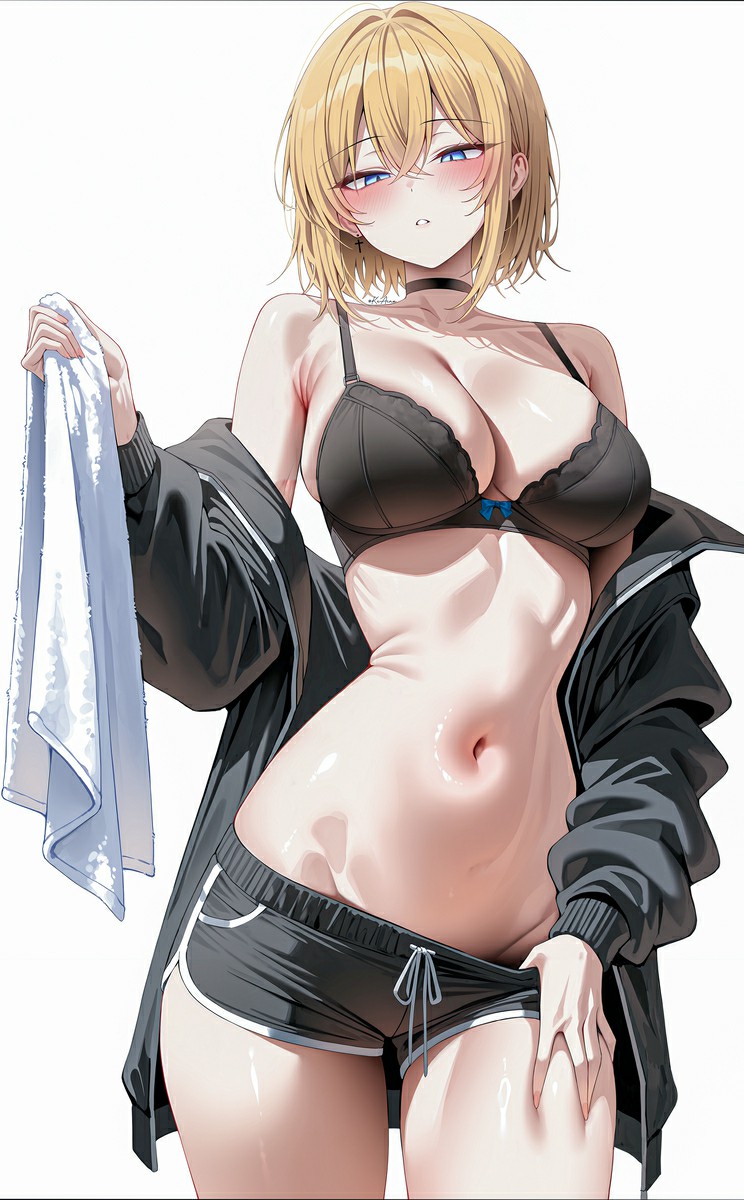 时尚性感的活力运动女孩