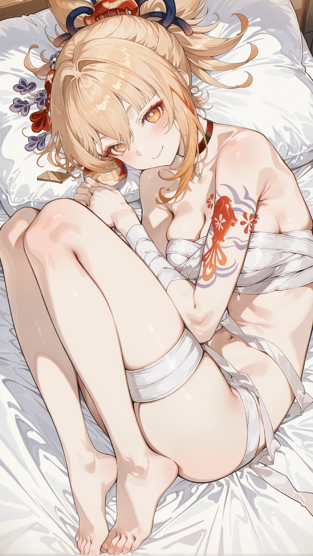 原神宵宫居家慵懒感插画 甜妹氛围拉满