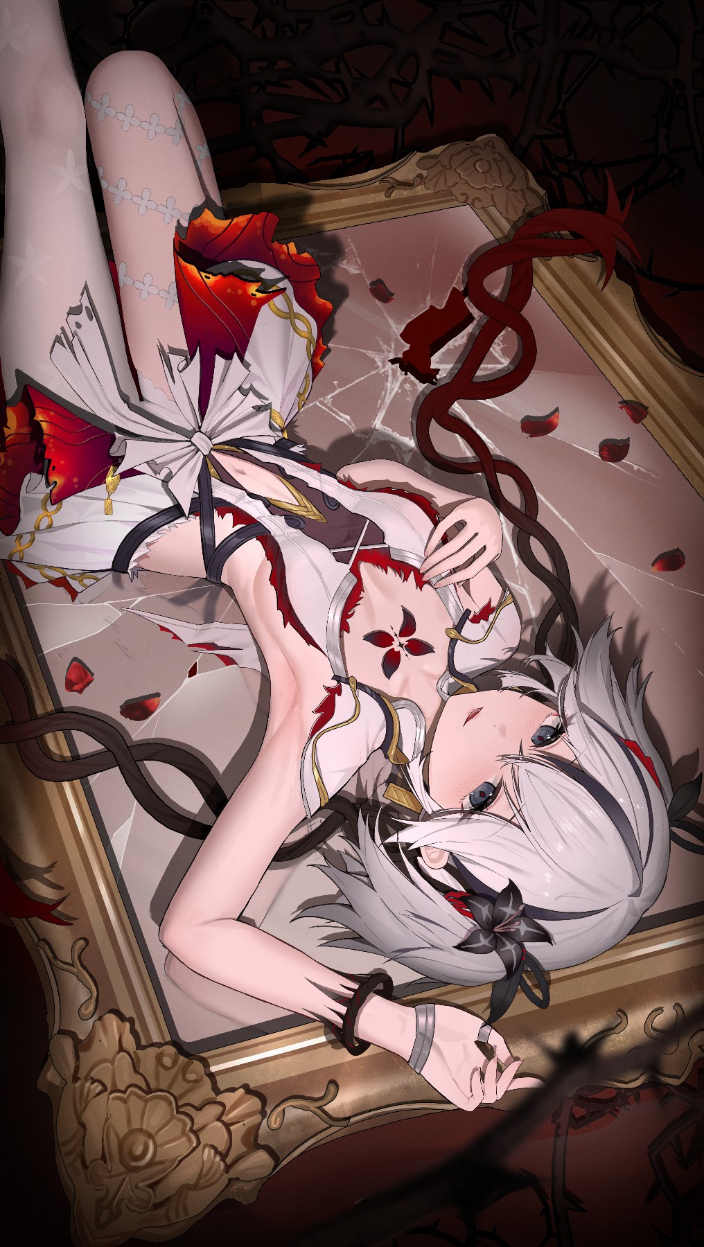 破碎镜中梦幻少女的独特魅力