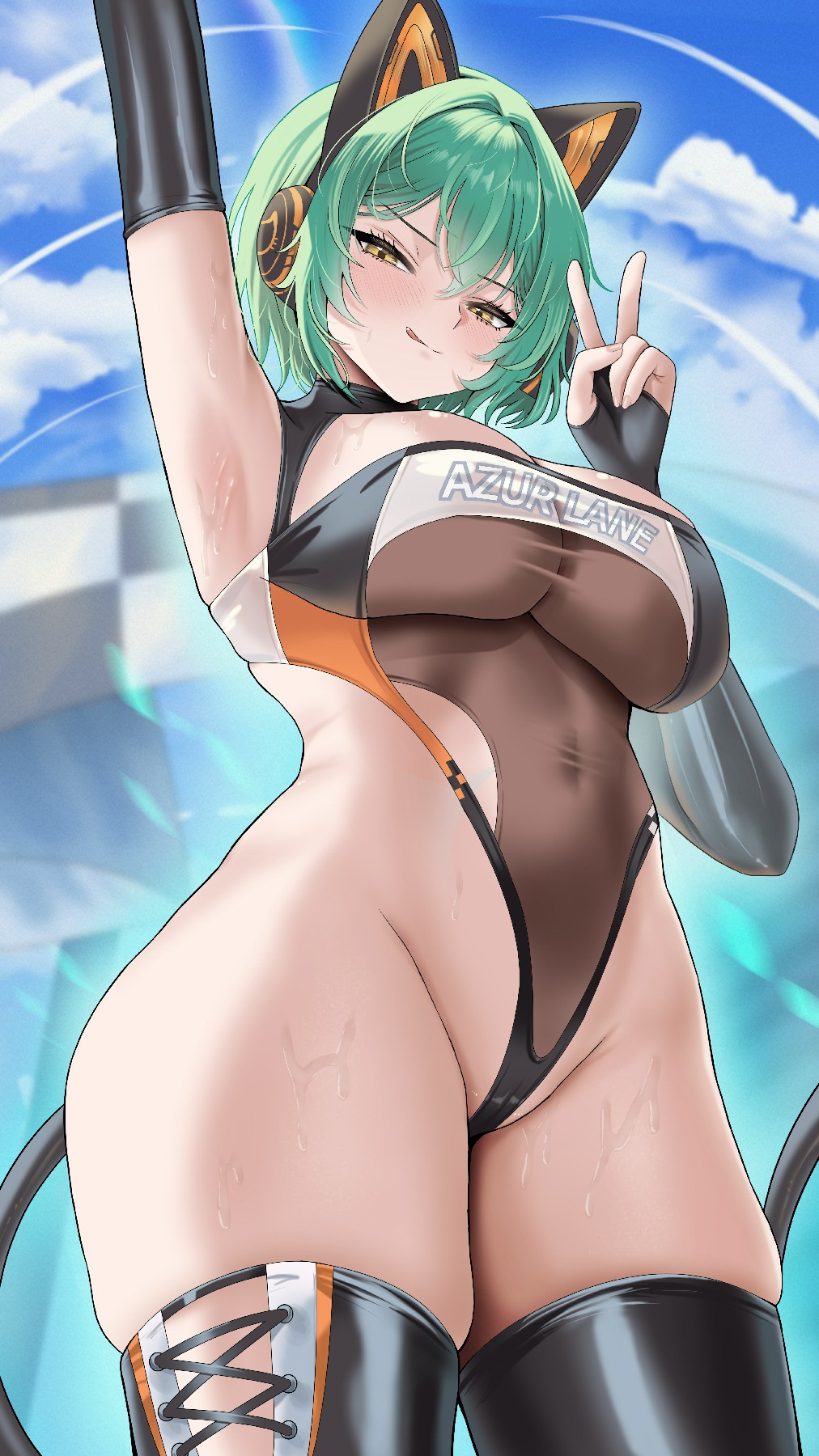 碧蓝航线猫耳角色性感泳装尽显魅力