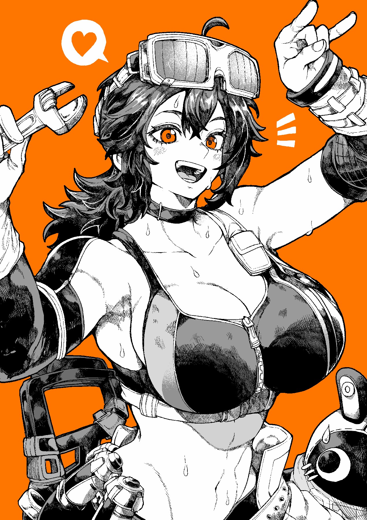 元气机械娘：扳手与热血的活力时刻