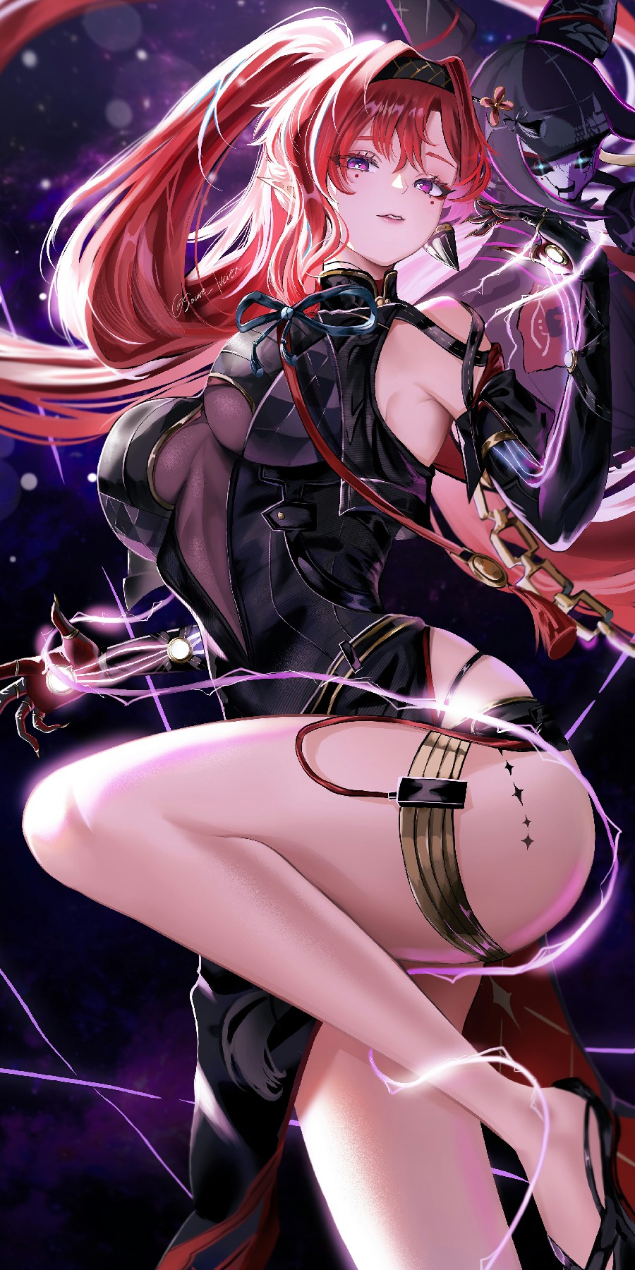 酷炫二次元美少女的奇幻姿态