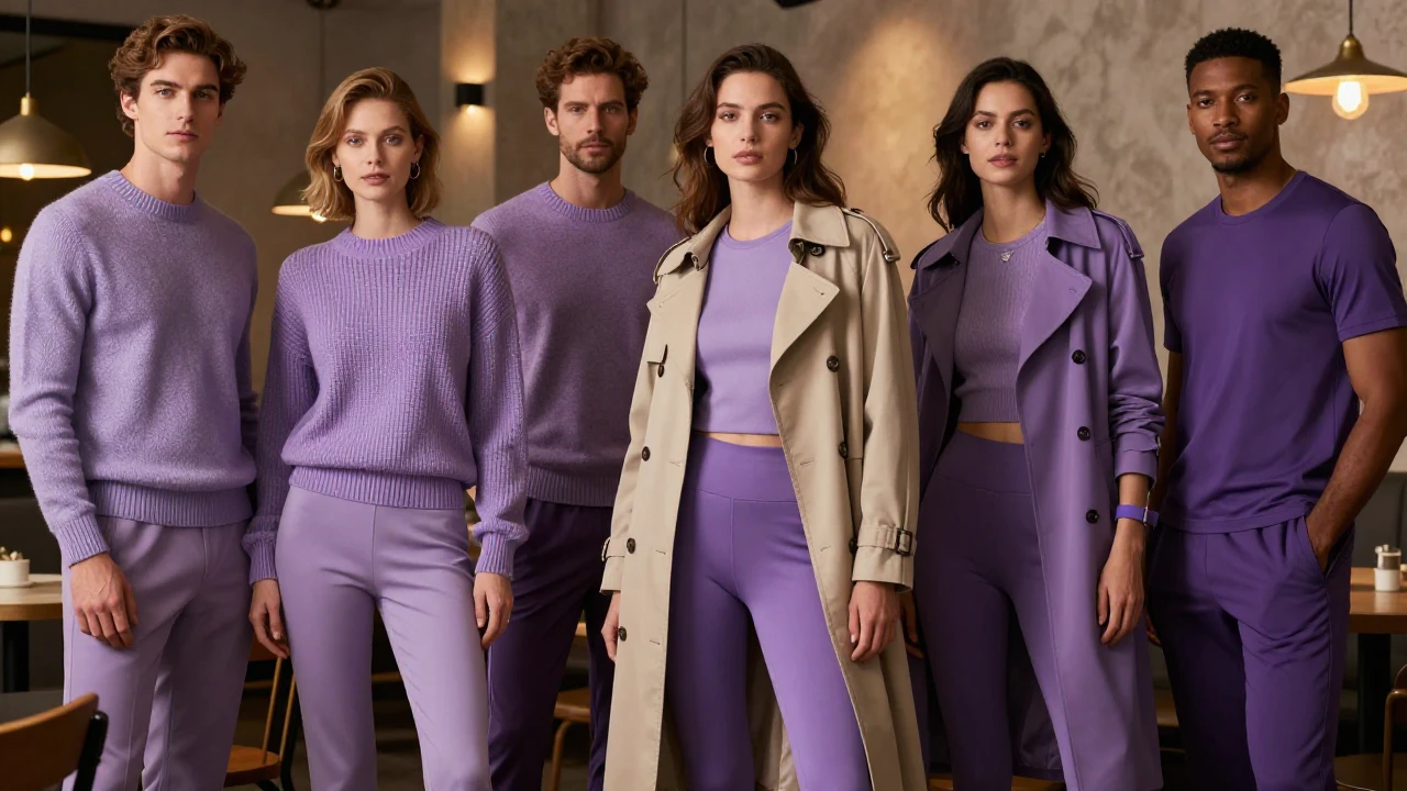 紫色系穿搭会成为今年流行趋势吗