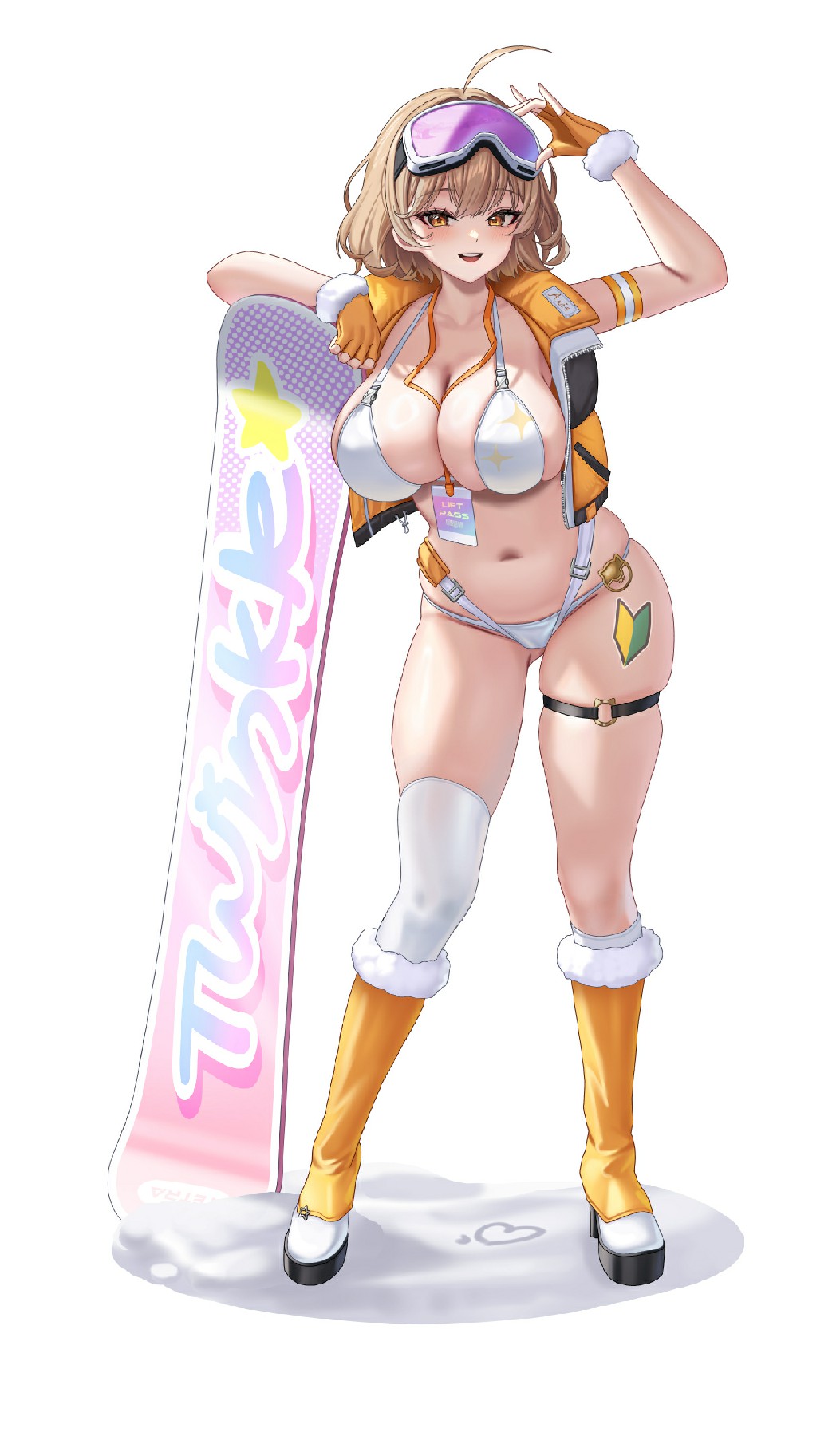 Twinkle滑雪娘比基尼辣妹超吸睛