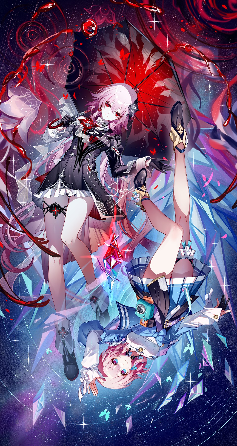 梦幻双姝二次元奇幻形象