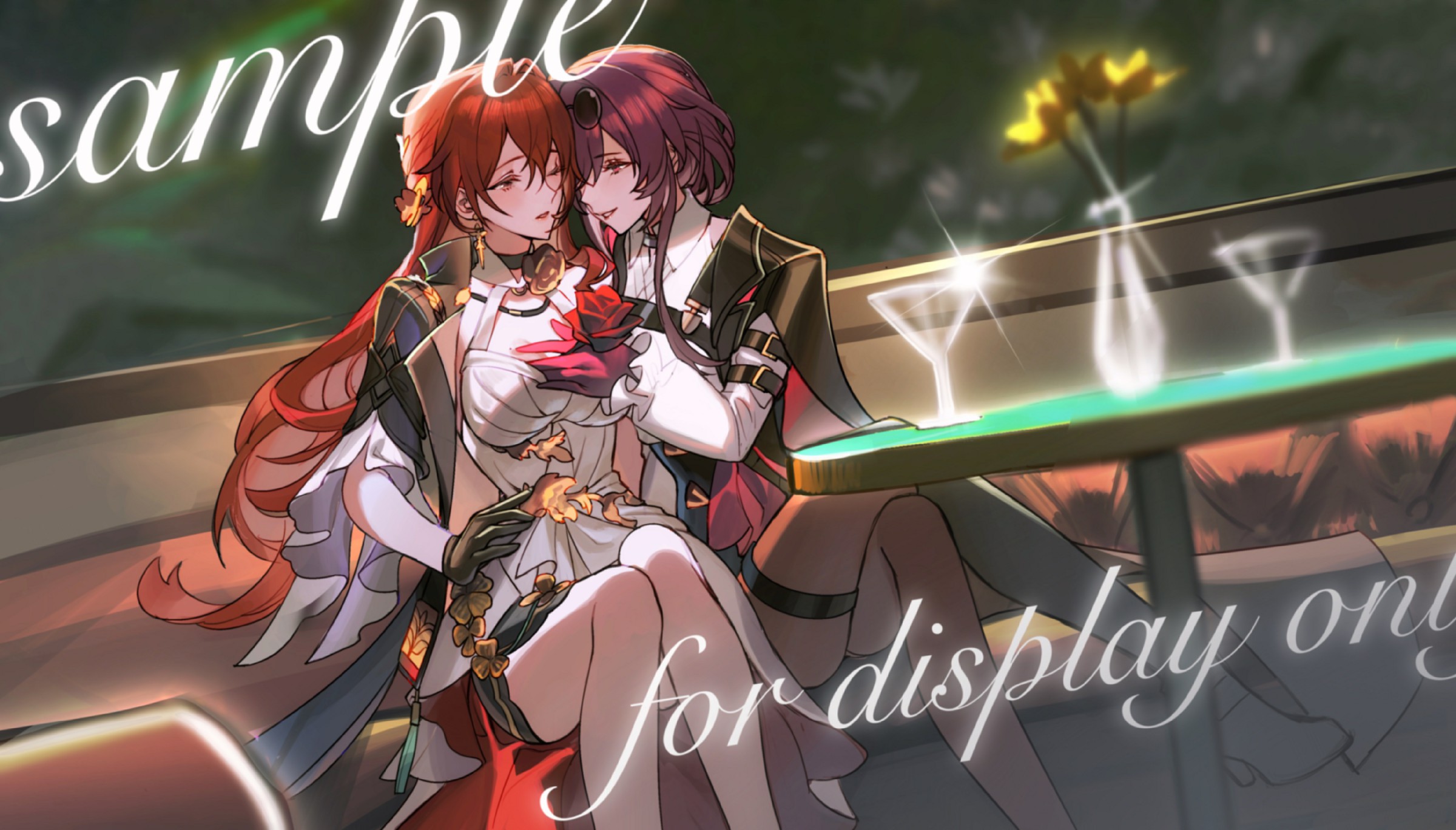 姬子×卡芙卡:酒吧里的暧昧温情时刻