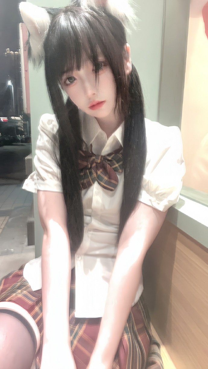 甜系兽耳JK日常随拍 软萌少女感拉满