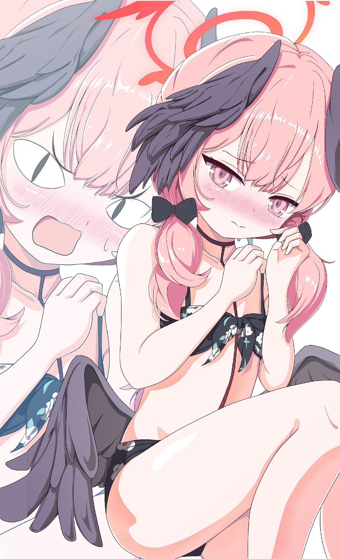 碧蓝档案小春泳装 羞赧与慌张反差萌拉满