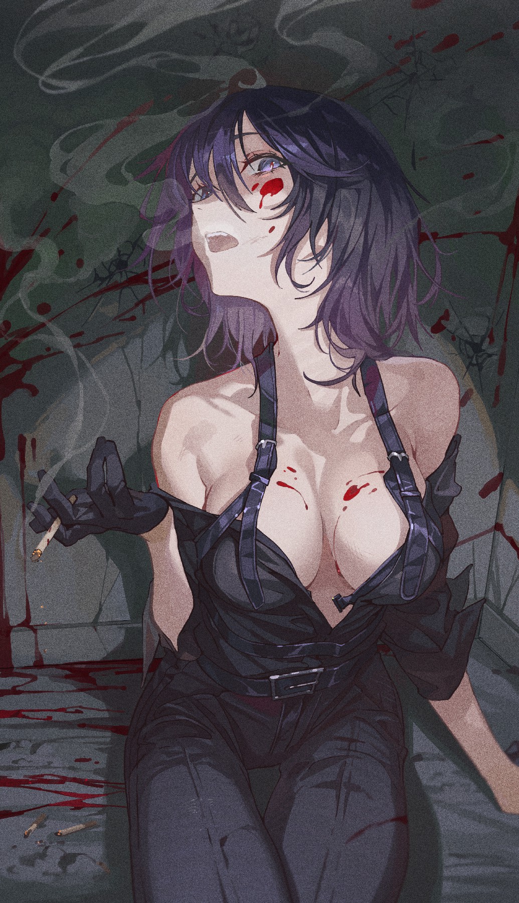 暗黑性感烟女：血腥美学的致命诱惑