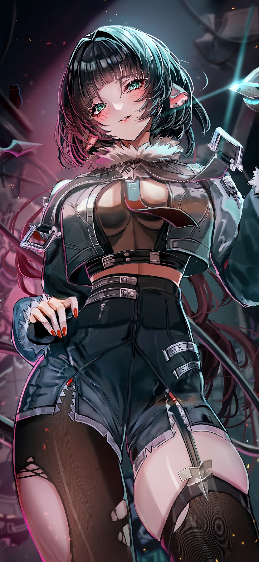 赛博风冷艳御姐登场 拽酷气场直接拉满