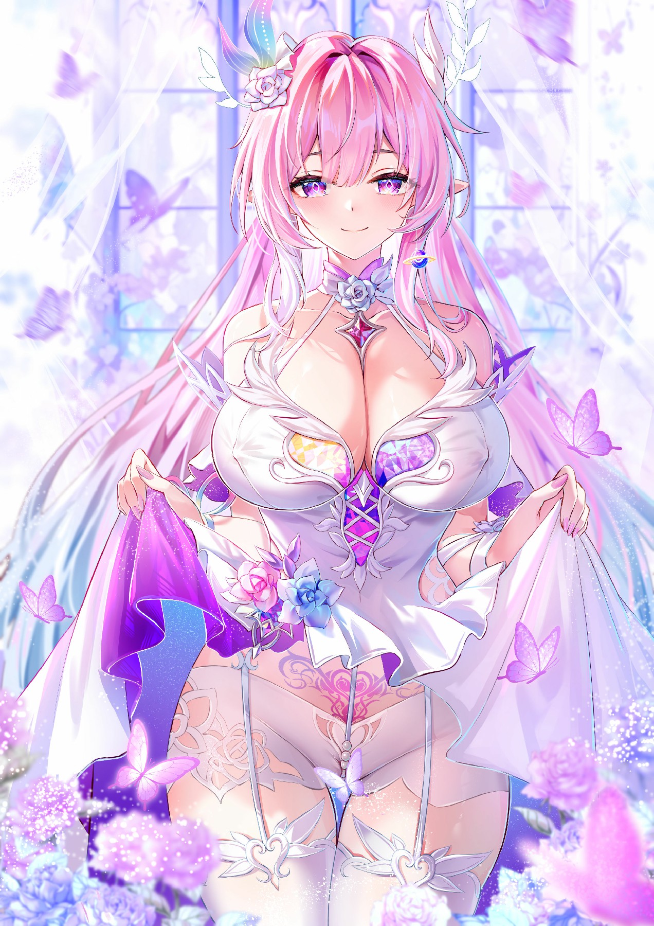 粉紫幻梦精灵·华丽礼服二次元写真