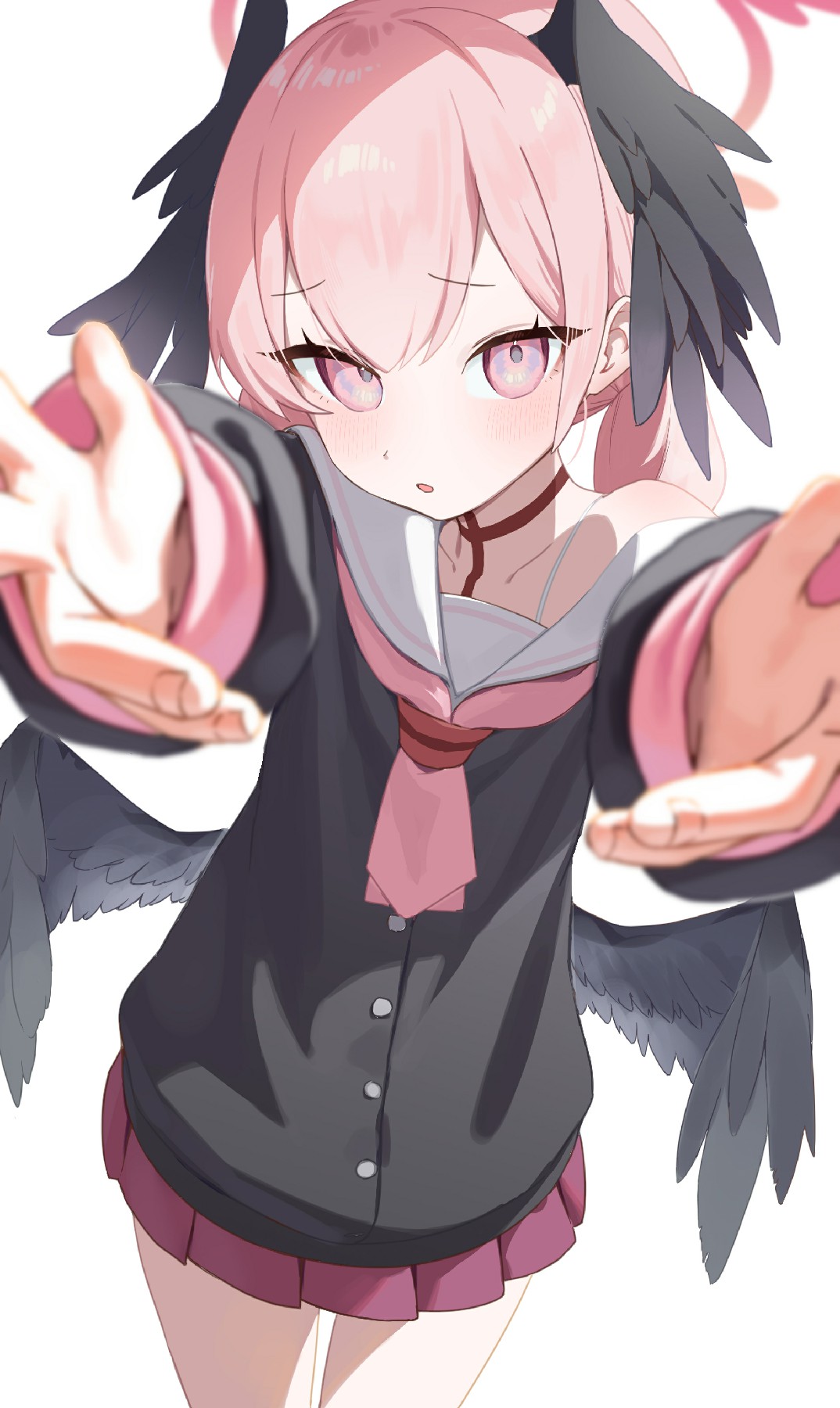 粉发翼娘的水手服心动暴击！