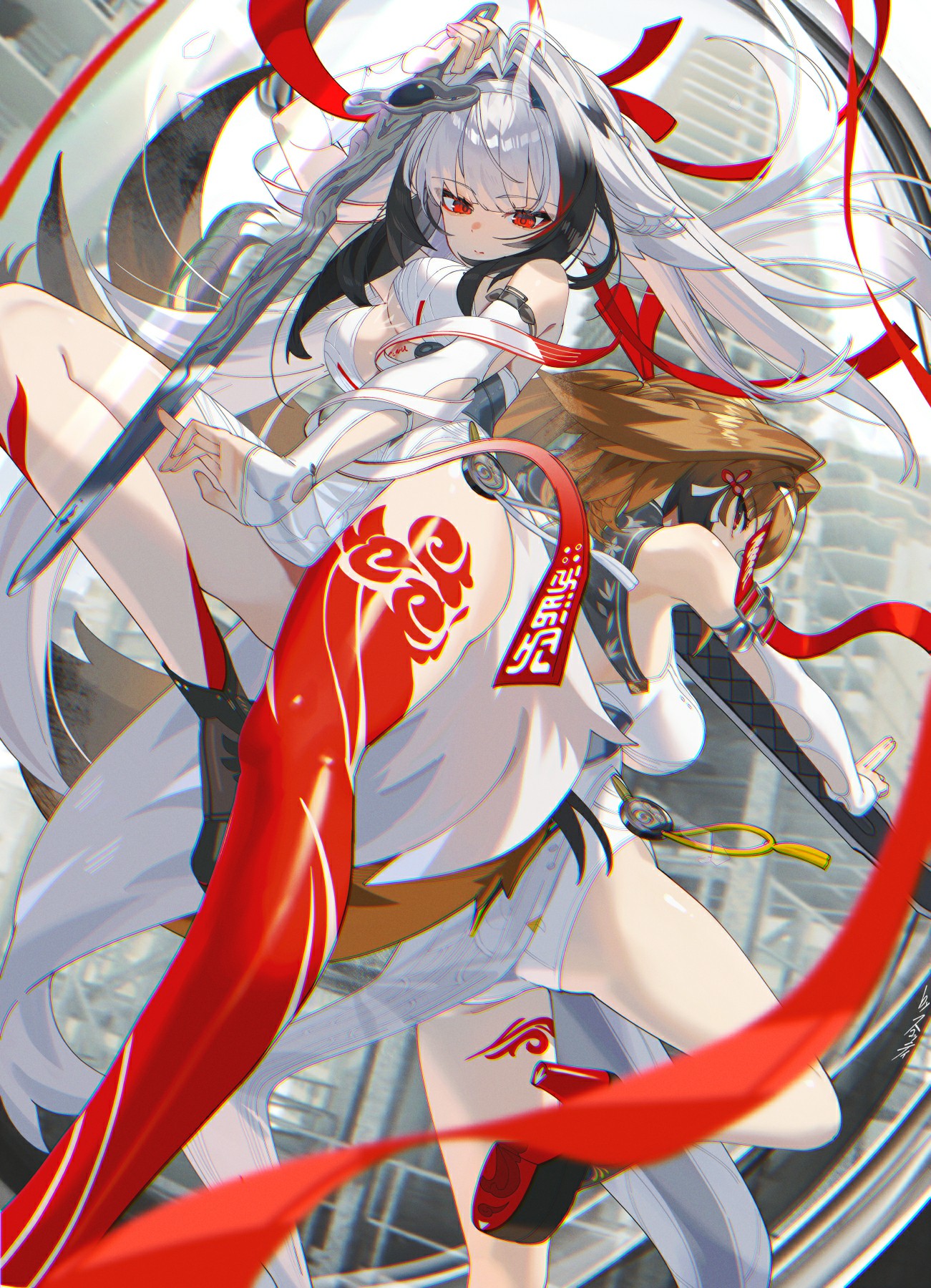 双飒少女演绎奇幻战斗风