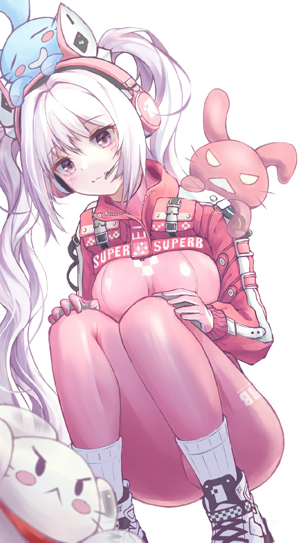 粉系二次元美少女的萌系潮酷穿搭