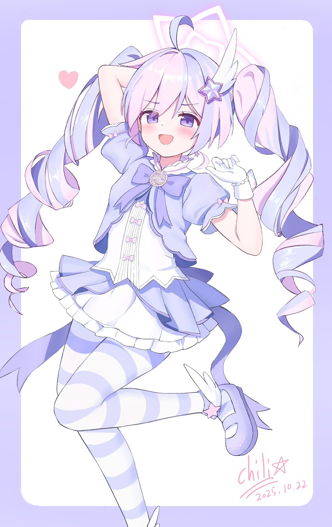 粉紫双马尾魔法少女,元气软萌超治愈人心