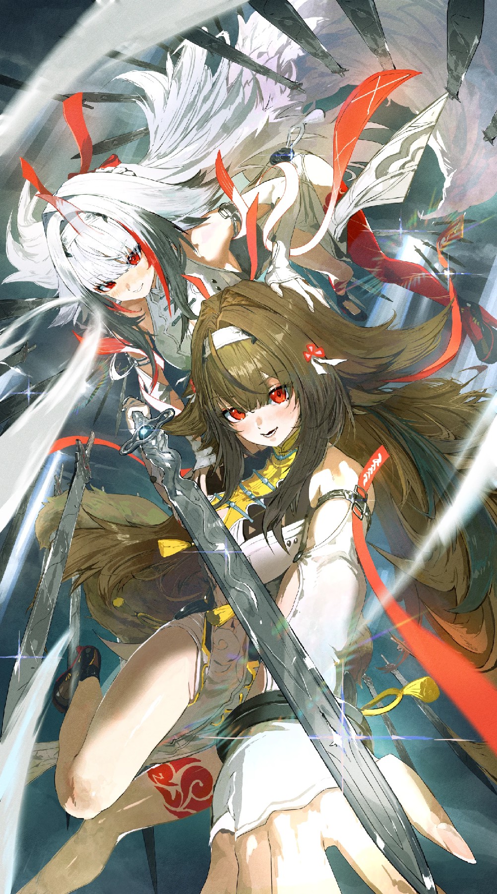 二次元双姝战姬 剑与丝带的华丽对决