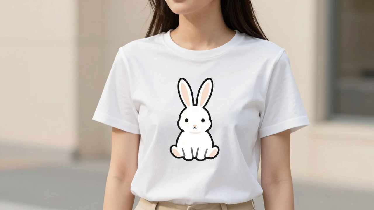 小兔图案上衣为何这么吸睛？